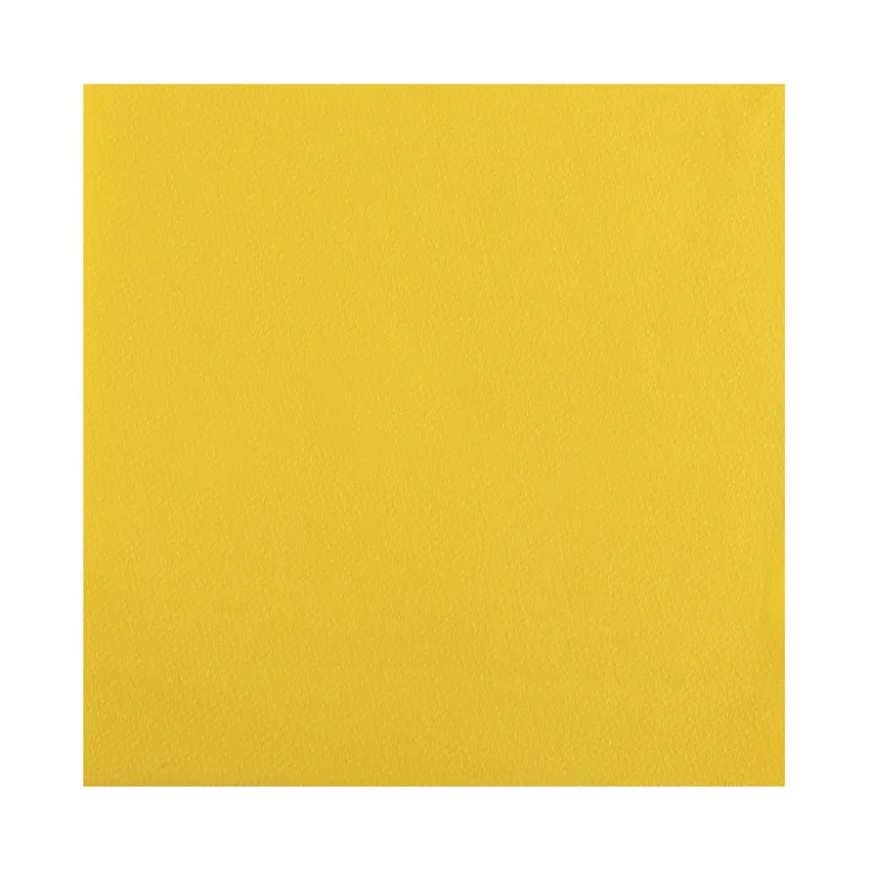 25 SERVIETTES PAPIER AIRLAID 40CM JAUNE MAÏS