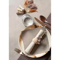 25 SERVIETTES PAPIER AIRLAID 40CM TAUPE