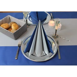 25 SERVIETTES PAPIER AIRLAID 40CM COOL GRAY