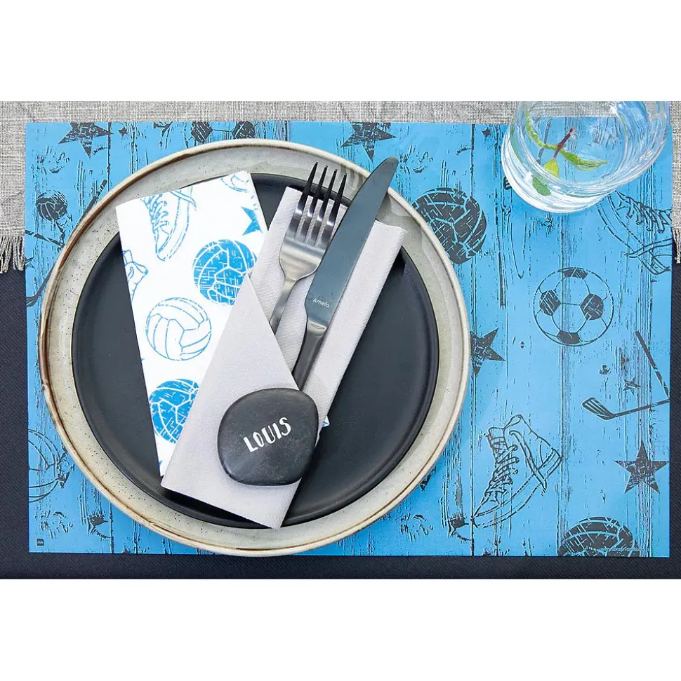 25 SERVIETTES PAPIER AIRLAID 40CM COOL GRAY