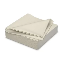25 SERVIETTES PAPIER AIRLAID 40CM SAHARA