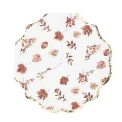 16 SERVIETTES PAPIER AMOUR AUTOMNAL 32CM CRÈME
