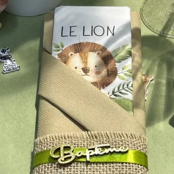 18 SERVIETTES PAPIER ANIMAUX DE LA SAVANE 33CM