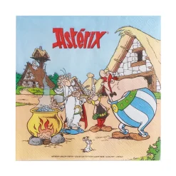20 SERVIETTES PAPIER ASTÉRIX POTION MAGIQUE 33CM