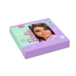16 SERVIETTES PAPIER BARBIE SWEET LIFE 33CM LILAS