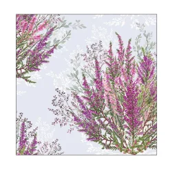20 SERVIETTES PAPIER BRUYÈRE CALLUNE 33CM