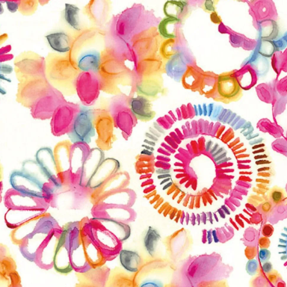 20 SERVIETTES PAPIER CERCLES FANTASTIQUES 33CM