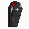 20 SERVIETTES PAPIER CERCUEIL VAMPIRE 33CM NOIR