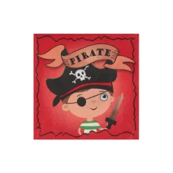 20 SERVIETTES PAPIER COCO LE PIRATE 33CM COLORÉ