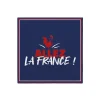 10 SERVIETTES PAPIER COCORICO FRANCE 33CM