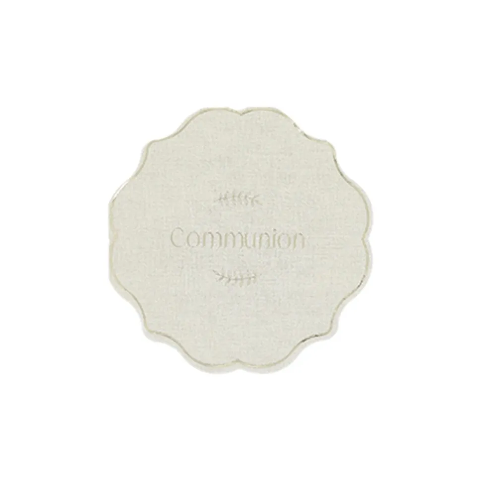 16 SERVIETTES PAPIER COMMUNION 31.5CM LIN
