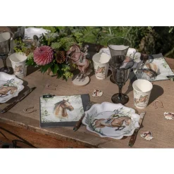 20 SERVIETTES PAPIER CONCOURS HIPPIQUE 33CM