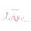 20 SERVIETTES PAPIER DOUX AMOUR FILLE 33CM ROSE