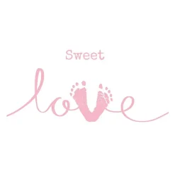 20 SERVIETTES PAPIER DOUX AMOUR FILLE 33CM ROSE