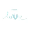 20 SERVIETTES PAPIER DOUX AMOUR GARS 33CM BLEU
