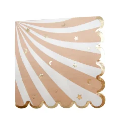 16 SERVIETTES PAPIER DOUX BÉBÉ 33CM CAMEL