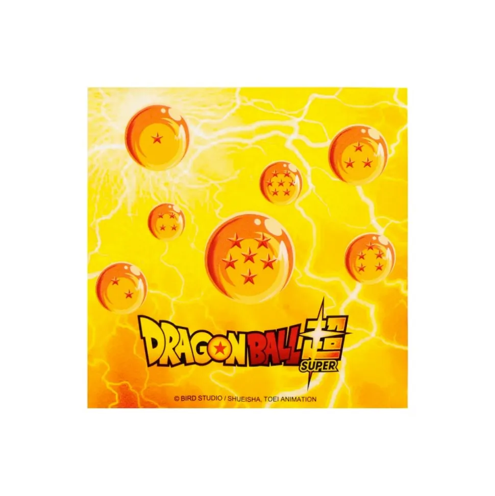 20 SERVIETTES PAPIER DRAGON BALL SUPER 33CM JAUNE
