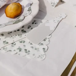 16 SERVIETTES PAPIER FESTON BOTANIC 33CM SAUGE