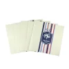20 SERVIETTES PAPIER FFF FRANCE VINTAGE 33CM BLANC