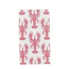 20 SERVIETTES PAPIER HOMARDS 33X39.5CM BLANC ROUGE