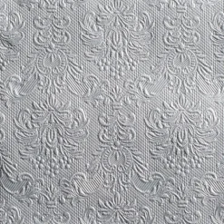 15 SERVIETTES PAPIER ÉLÉGANCE 33CM ARGENT