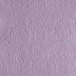 15 SERVIETTES PAPIER ÉLÉGANCE 33CM LILAS CLAIR