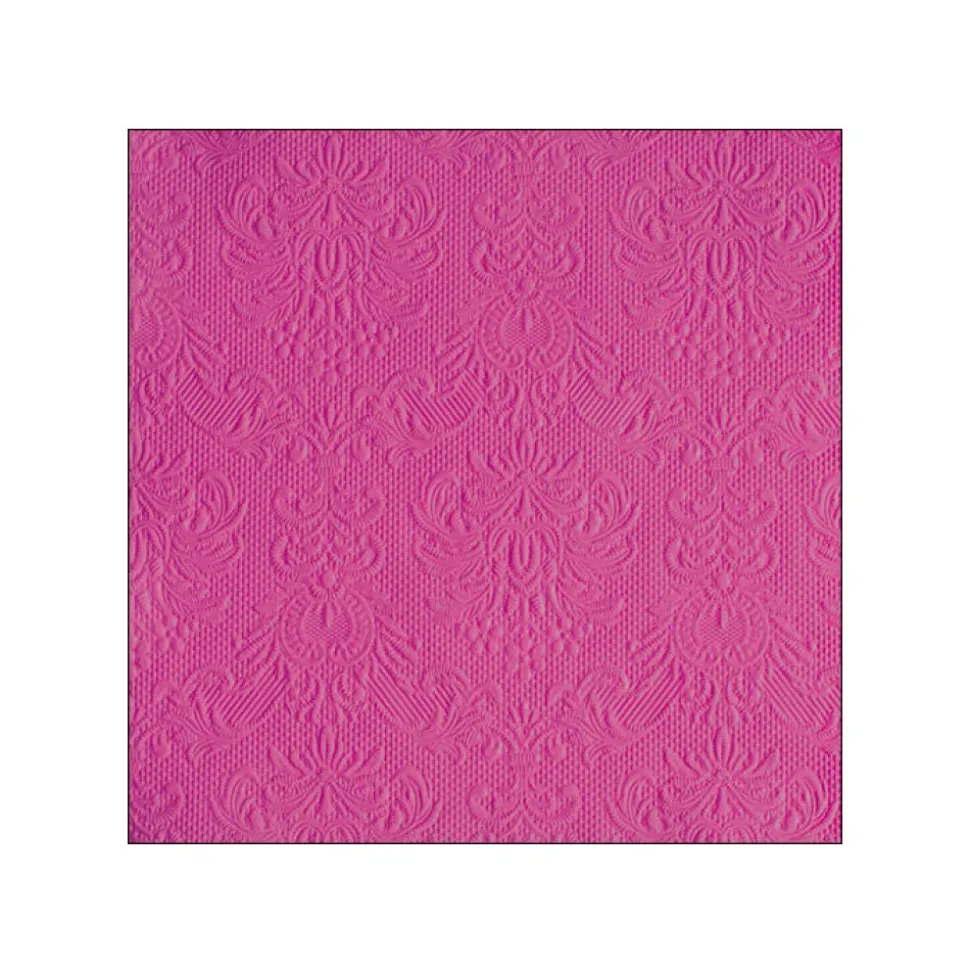 15 SERVIETTES PAPIER ÉLÉGANCE 33CM MAGENTA