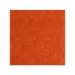 15 SERVIETTES PAPIER ÉLÉGANCE 33CM ORANGE