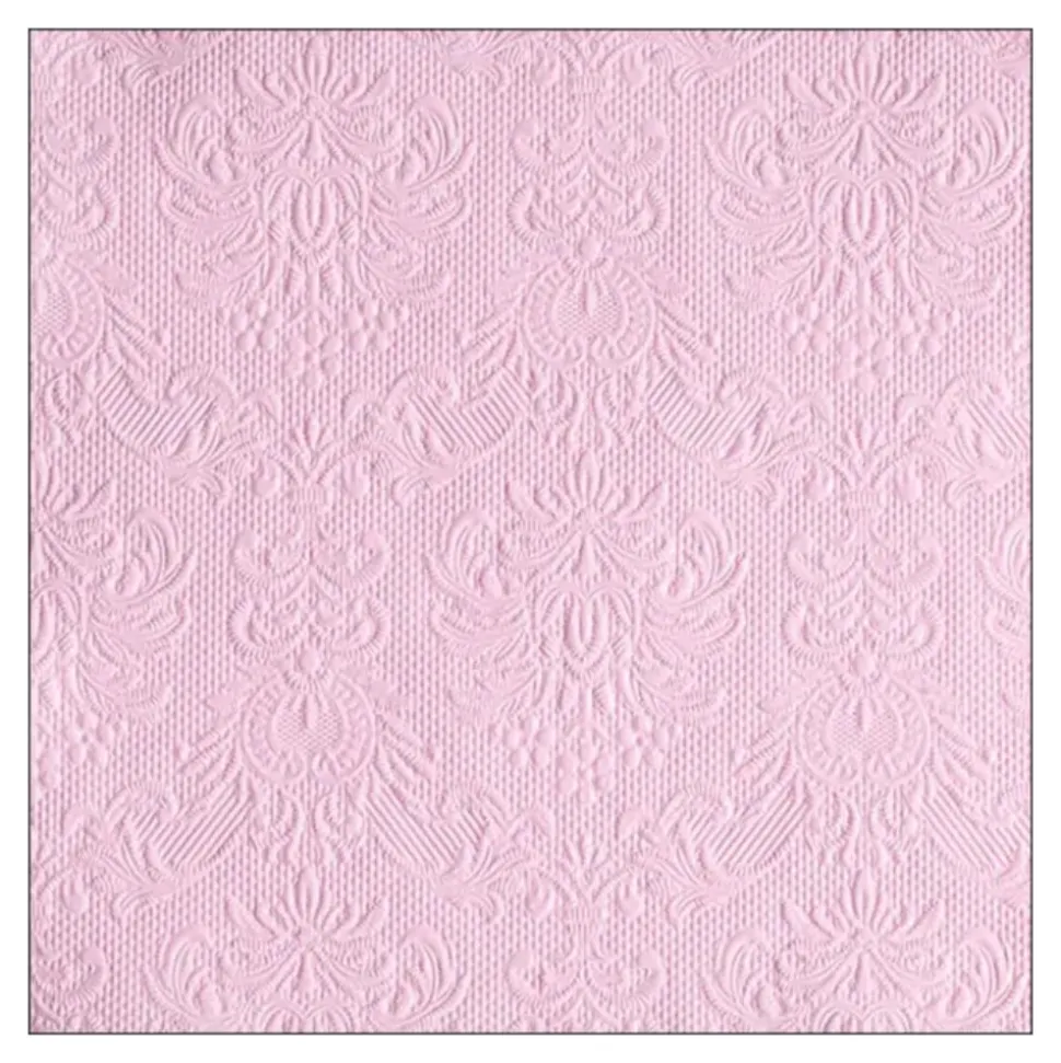 15 SERVIETTES PAPIER ÉLÉGANCE 33CM ROSE