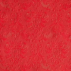 15 SERVIETTES PAPIER ÉLÉGANCE 33CM ROUGE