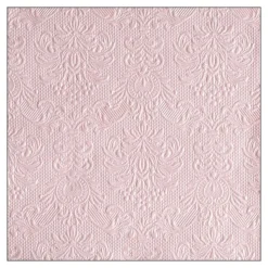 15 SERVIETTES PAPIER ÉLÉGANCE 33CM ROSE