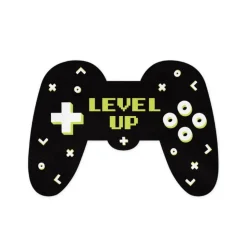 12 SERVIETTES PAPIER MANETTE GAMER 11.5X16CM NOIR