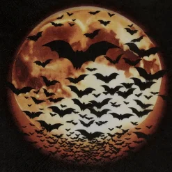 20 SERVIETTES PAPIER MANOIR HANTÉ PLEINE LUNE 33CM