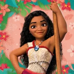 20 SERVIETTES PAPIER MOANA 2 ESPRIT VOILE 33CM