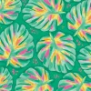 20 SERVIETTES PAPIER MONSTERA COLORÉ 33CM