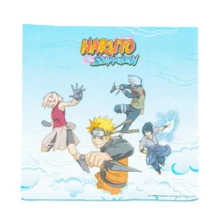 20 SERVIETTES PAPIER NARUTO SHIPPUDEN 33CM BLEU