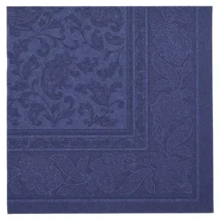 20 SERVIETTES PAPIER PREMIUM ROYAL 40CM BLEU FONCÉ