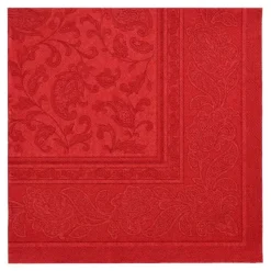 20 SERVIETTES PAPIER PREMIUM ROYAL 40CM BORDEAUX
