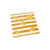 12 SERVIETTES PAPIER RAYURES AGRUME 33CM ORANGE