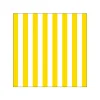 20 SERVIETTES PAPIER RAYURES 33CM BANC JAUNE