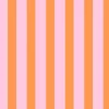 20 SERVIETTES PAPIER RAYURES ORANGE ROSE 33CM