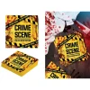20 SERVIETTES PAPIER SCÈNE CRIME POLICE 32CM JAUNE