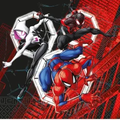 20 SERVIETTES PAPIER SPIDERMAN WORLD OF WEBS 33CM