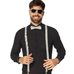 SET ACCESSOIRES ARGENT ADULTE