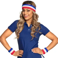SET 3 BANDEAUX ÉPONGE SUPPORTER FRANCE ADULTE