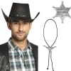 SET COWBOY COLLIER ÉTOILE SHÉRIF