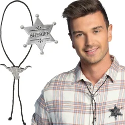 SET COWBOY COLLIER ÉTOILE SHÉRIF