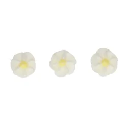 SET DÉCO EN SUCRE FLEURS BLANCHES