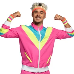 SET DE 3 BANDEAUX ÉPONGE NÉON MULTICOLORES ADULTE