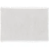 SET DE TABLE COTON FRANGES 45X30CM BLANC